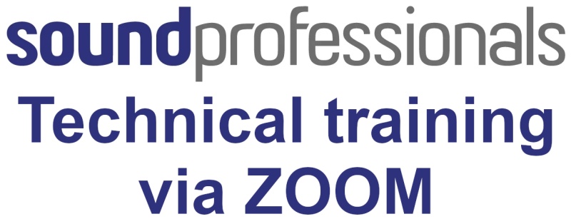 Technical Training Via Zoom By A Member Of The Sound Professionals Technical Support Team