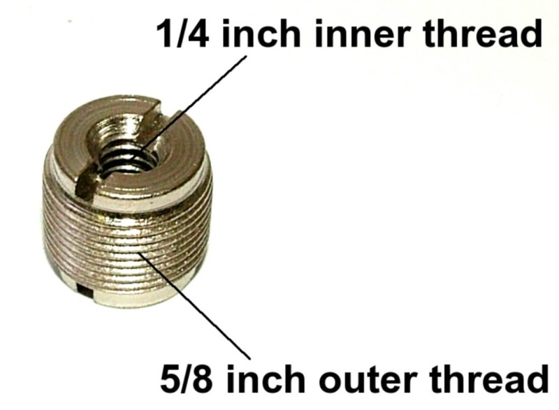 1/4 Inch Female To 5/8 Inch Male Adapter