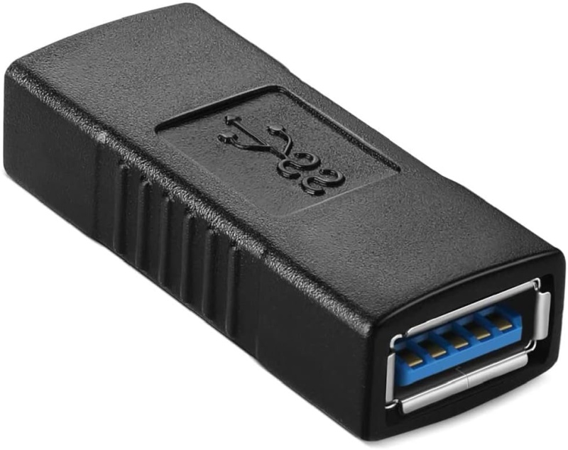 Super Speed Usb 3.0 Coupler Adapter Type A Female To Female Bridge Extension Connector