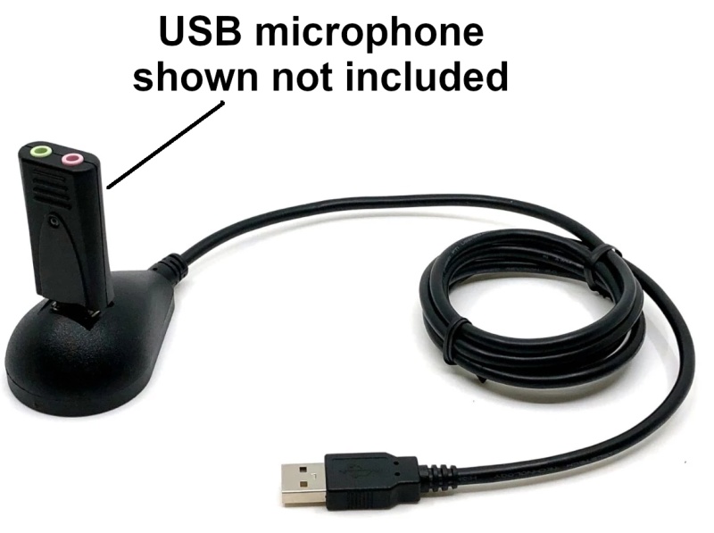 Weighted Usb Microphone Holder With 5 Foot Usb Cable