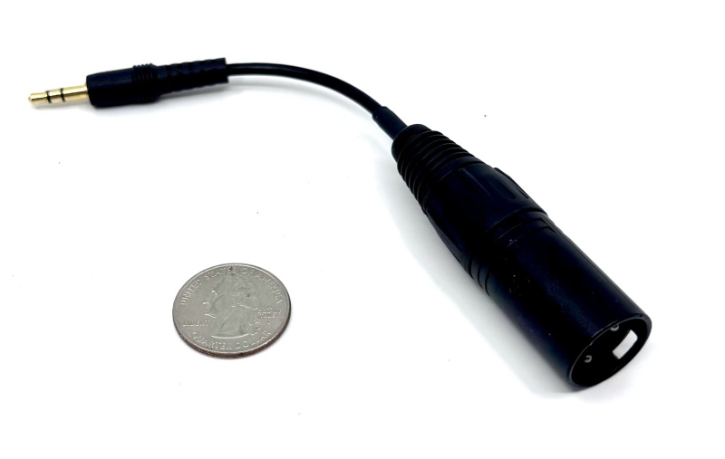 3 Pin Xlr Male To 1/8 Inch Trs Male, Wired Dual Mono – Made In Usa