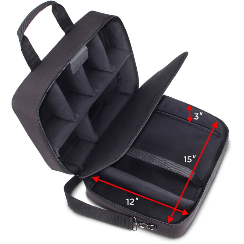 Usa Gear S13 Travel Case With Shoulder Strap – 16″ X 13″ X 6.5″ Exterior Dimensions