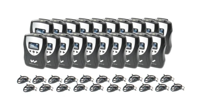 Williams Av Ppa R38-20 – Assistive Fm Listening System – 20 Receivers, 20 Earphones