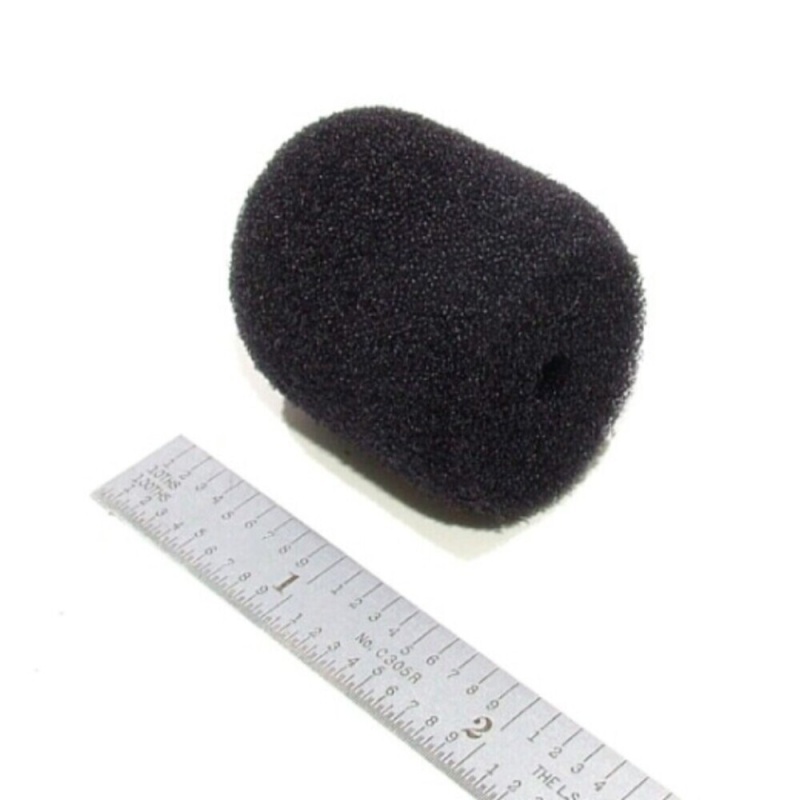 3/16″ I.D. Replacement Windscreen, Black, One Pair