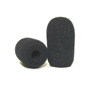 High Density Windscreen For Lapel Microphones, (One Pair)
