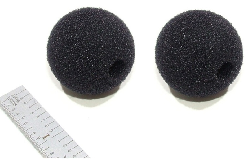 Premium Round Windscreens (One Pair) – Black Color