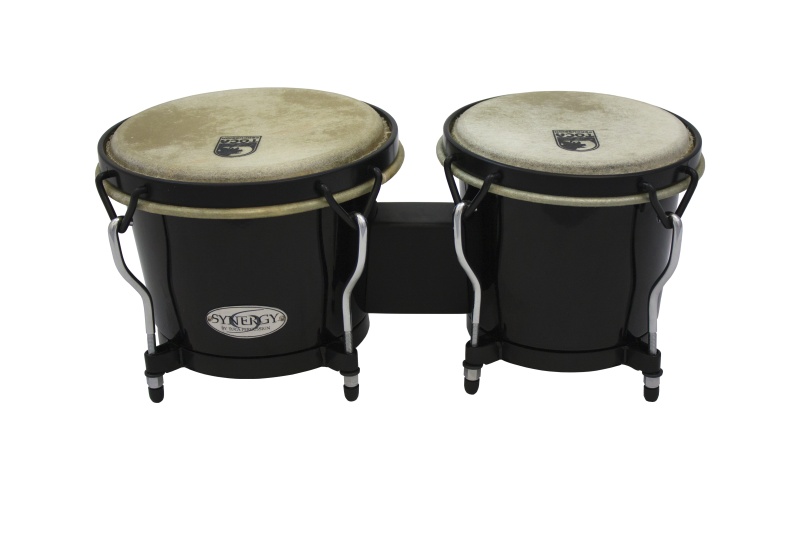 Toca Synergy Synthetic Bongos, Black