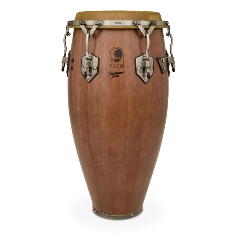 Toca Traditional 11-3/4 In. Conga Drum, Dark Walnut
