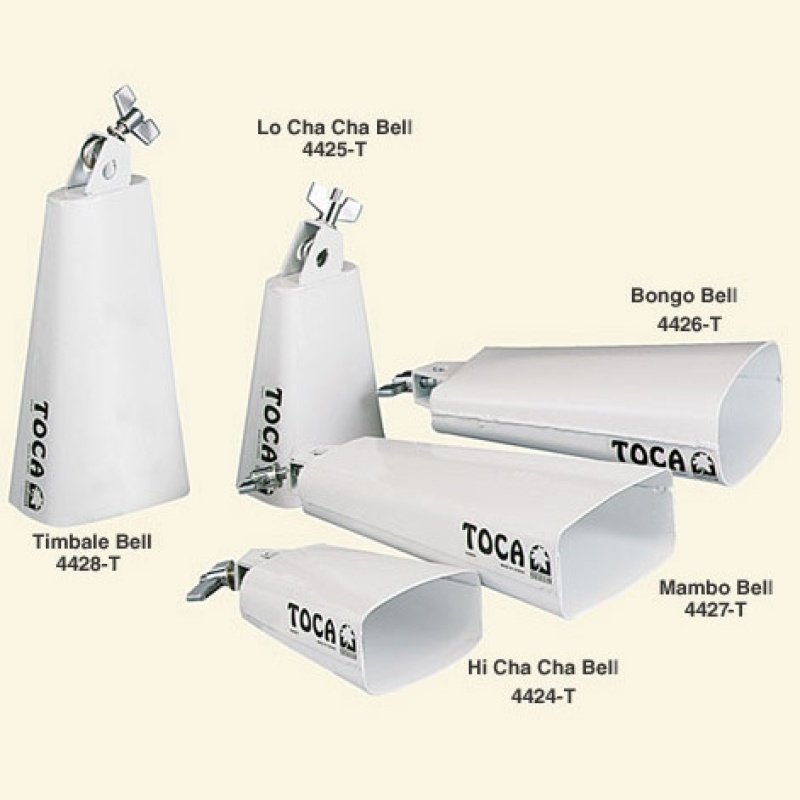 Toca Contemporary Series Cowbell, High Cha Cha - White
