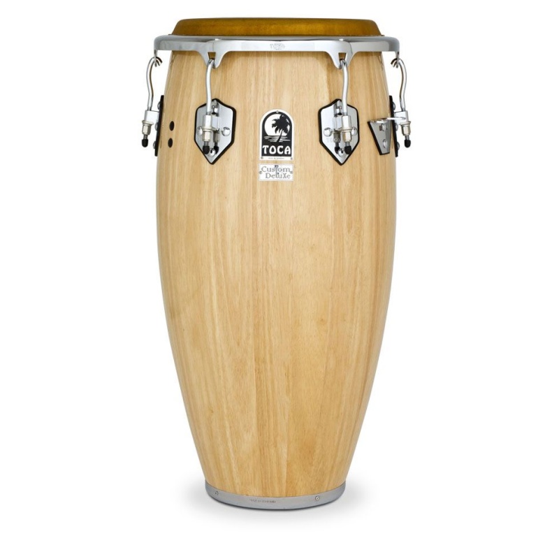 Toca Custom Deluxe Wood 11.75 In. Conga, Natural