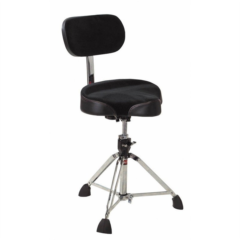 Gibraltar Pro Motorcycle Style Drum Throne W/Backrest