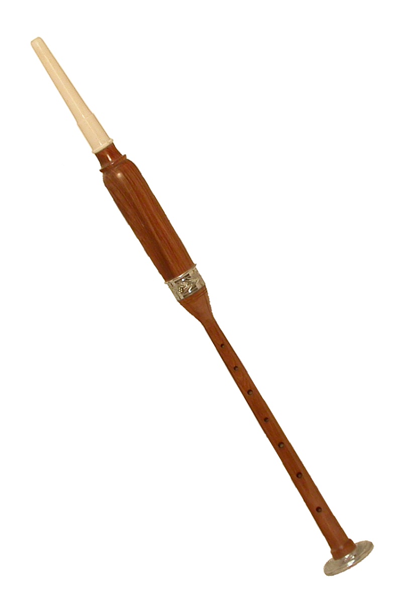 Roosebeck Satinwood Practice Chanter Nickel Plated Ferrule & Sole 19"