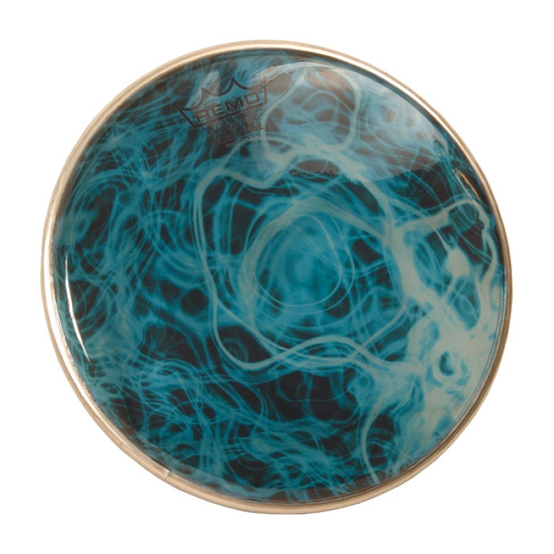 Remo Skyndeep Dx Series Doumbek Head 9"X3/8" - Turquoise Mist