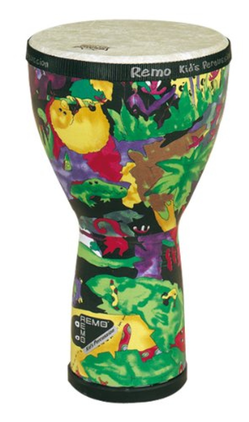 Remo Kids Percussion Djembe 8"X15" - Rain Forest