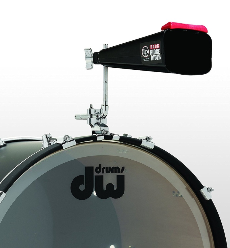 Lp Rock Ridge Rider Cowbell With 1/2 Inch Mount Black