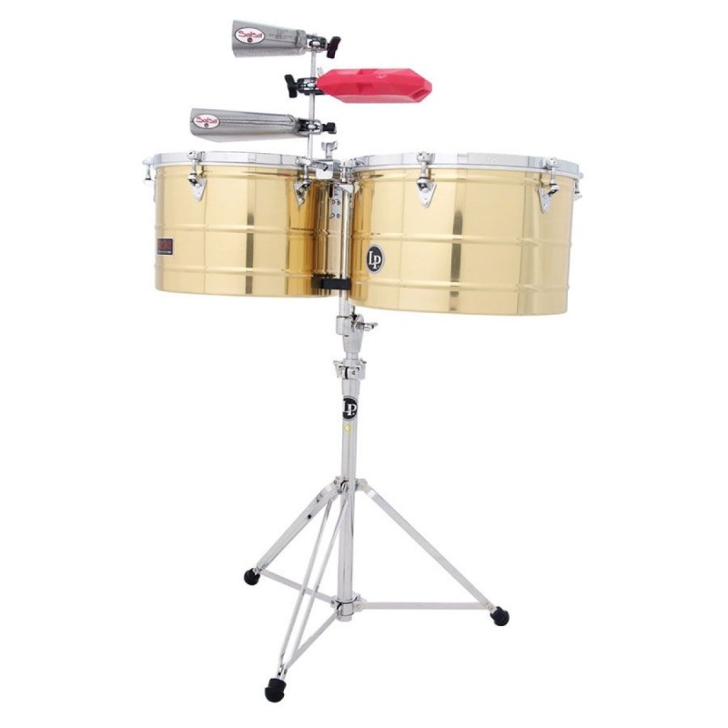 LP Prestige Timbales, 15" & 16" Brass