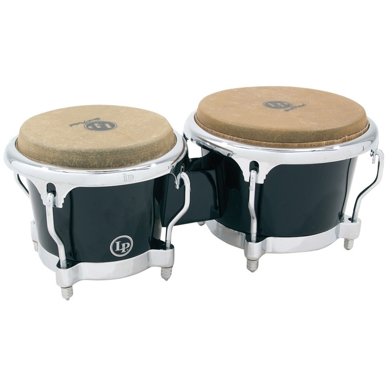 Lp Fiberglass Bongos - Black