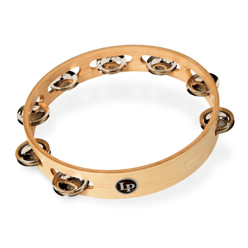 Lp Professional 10-Inch Tambourine, Single Row