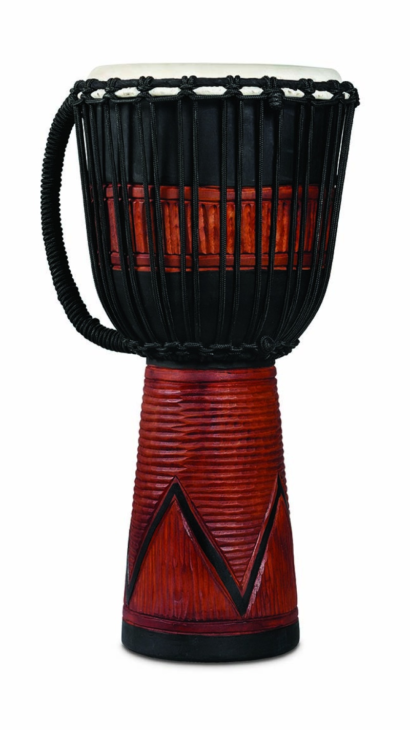 Lp World Beat Wood Art Large Djembe Black