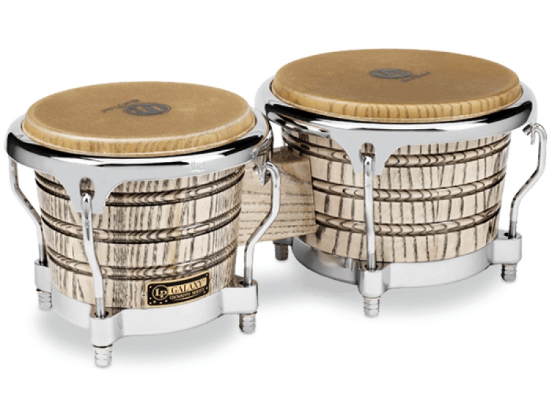 Lp Galaxy Giovanni Signature Bongos Natural Chrome