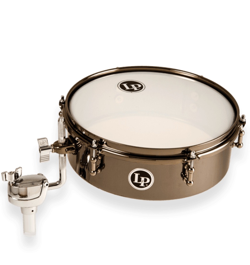 Lp 4" X 12" Drum Set Black Nickel Timbale