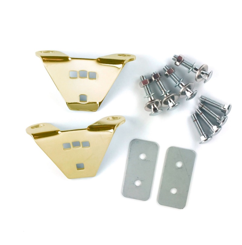 Lp Double Conga Mounting Bracket Gold, 2 Pcs