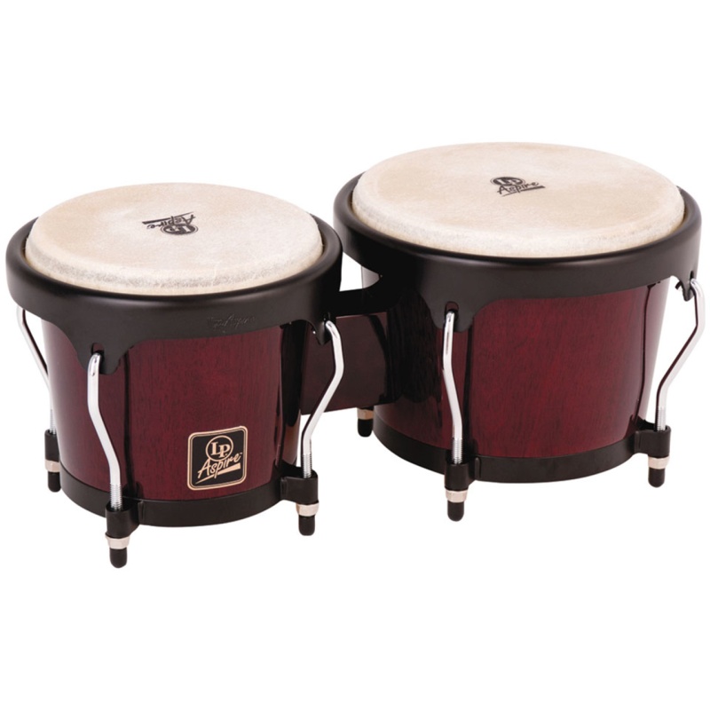 Lp Aspire Series Bongos, Dark Wood