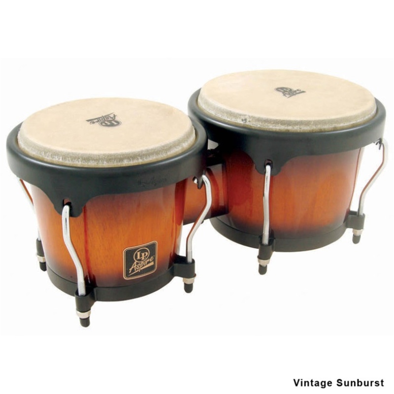 Lp Aspire Wood Bongos, Vintage Sunburst