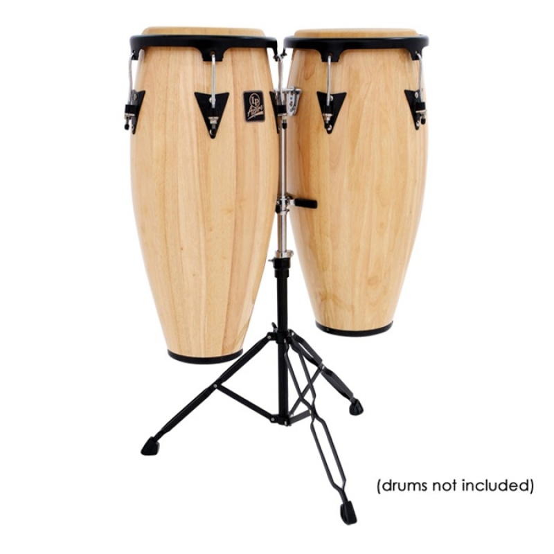 LP Aspire Slide Mount Double Conga Stand