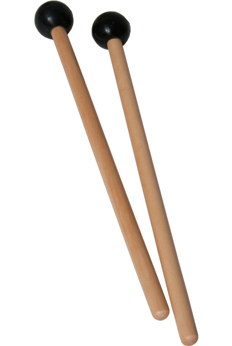 Idiopan 7-Inch Mallets With .75-Inch Ball - Pair - Black