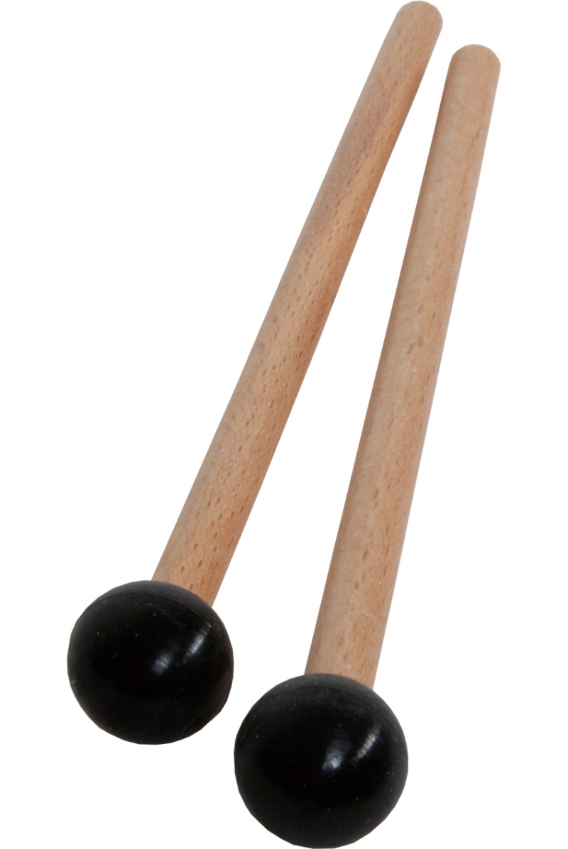 Idiopan 7-Inch Mallets With .7-Inch Ball - Pair - Black