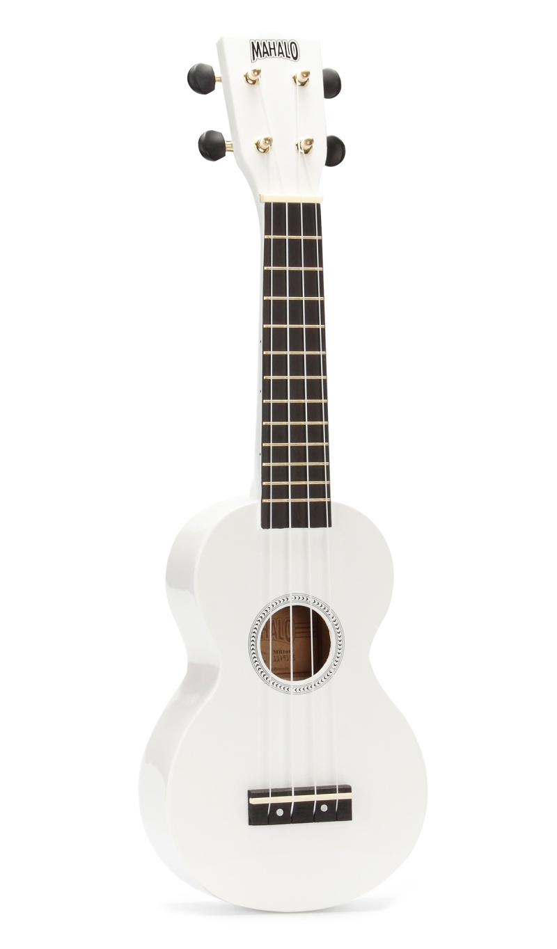 Mahalo Mr1-Wt Rainbow Soprano Ukulele. White