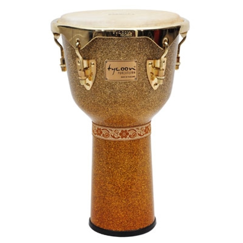 Tycoon Percussion Master Platinum Sunrise Fade Djembe