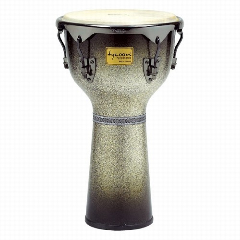 Tycoon Percussion Master Platinum Fade Series Djembe