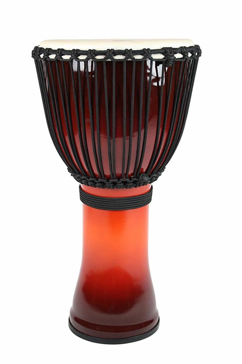 Toca Rope Tuned 12" Synergy Freestyle Djembe, African Sunset