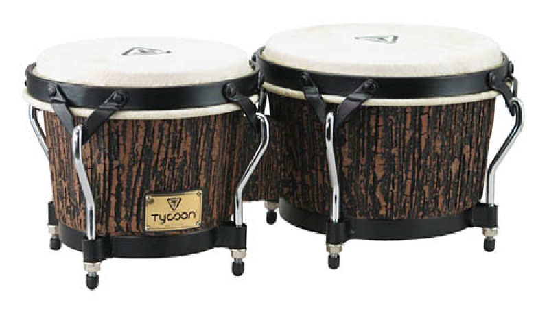 Tycoon Supremo Select Series Bongos Lava Wood Finish Model Stbs-B Lw