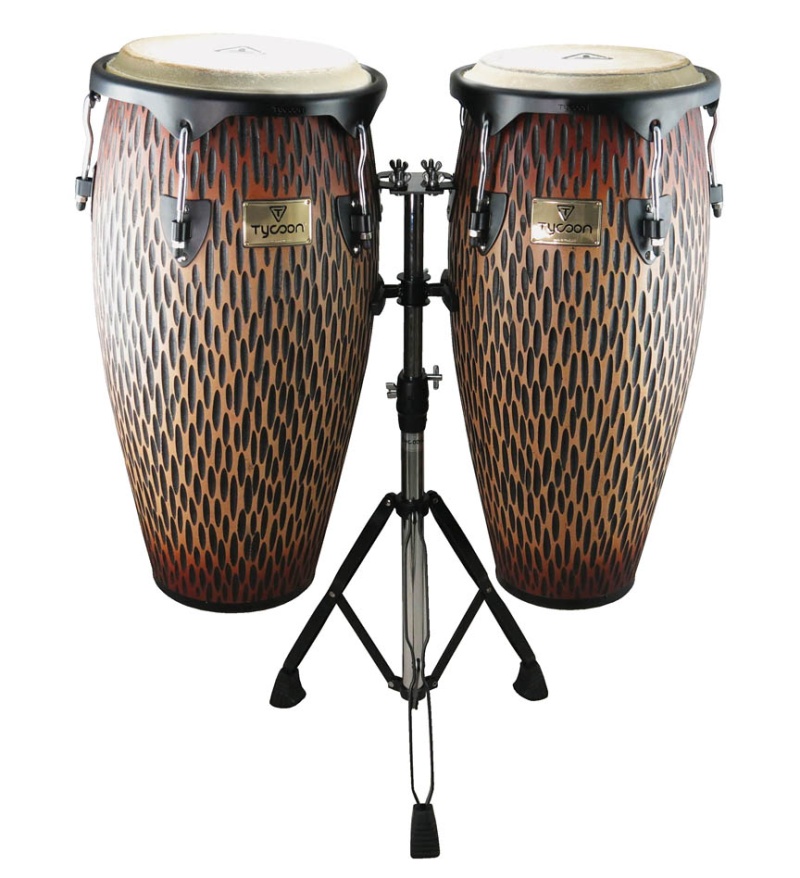 Tycoon Supremo Select Chiseled Orange Conga Set