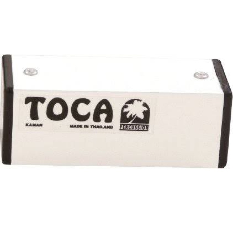 Toca 4 In. Aluminum Square Shakers, White