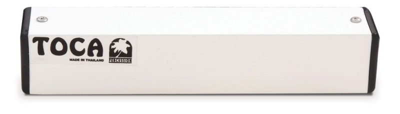 Toca 8 In. Aluminum Square Shakers, White