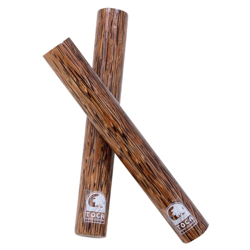 Toca Percussion Palm Wood Claves, Pair
