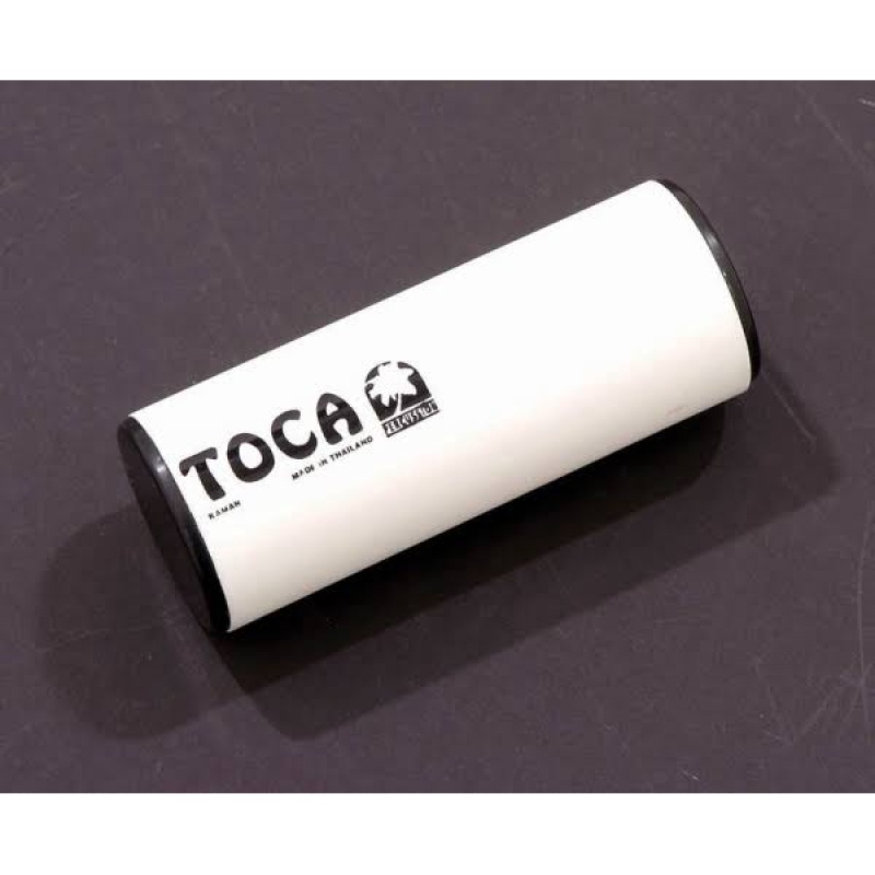 Toca 5" Round Pvc Shaker, White