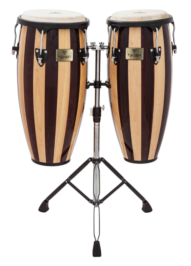 Tycoon Percussion Artist Series Retro Congas 10" & 11" With Double Stand