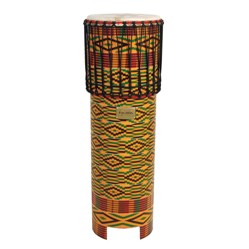 Tycoon Kente Cloth Ngoma Drum
