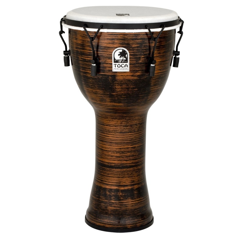Toca Freestyle II 12-Inch Spun Copper Mechanically-Tuned Djembe