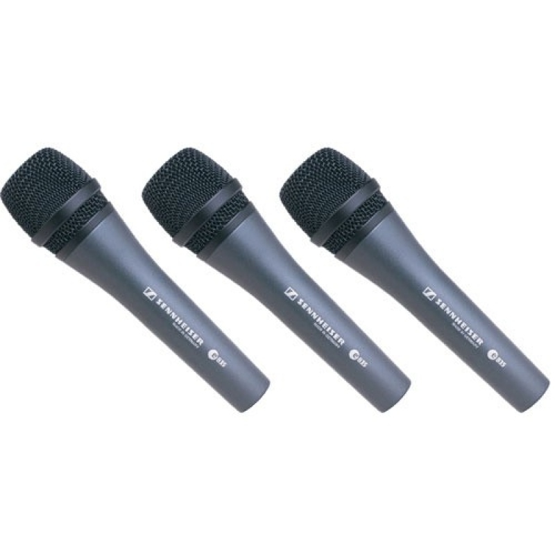 Sennheiser 3-Pack E835 Vocal Microphones