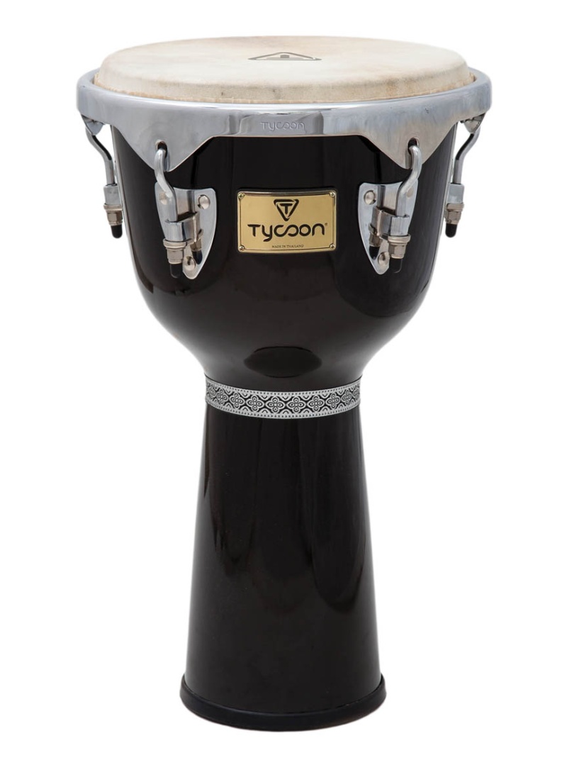 Tycoon Percussion Master Series Black Finish Djembe 12"