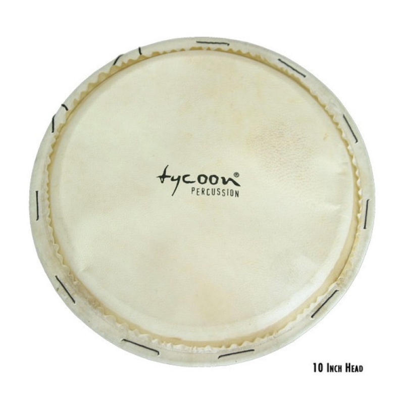 Tycoon Percussion Replacement Goatskin Djembe Head 10" For Mechanically Tuned Djembe