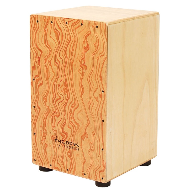 Tycoon Siam Oak Hand-Painted Cajon