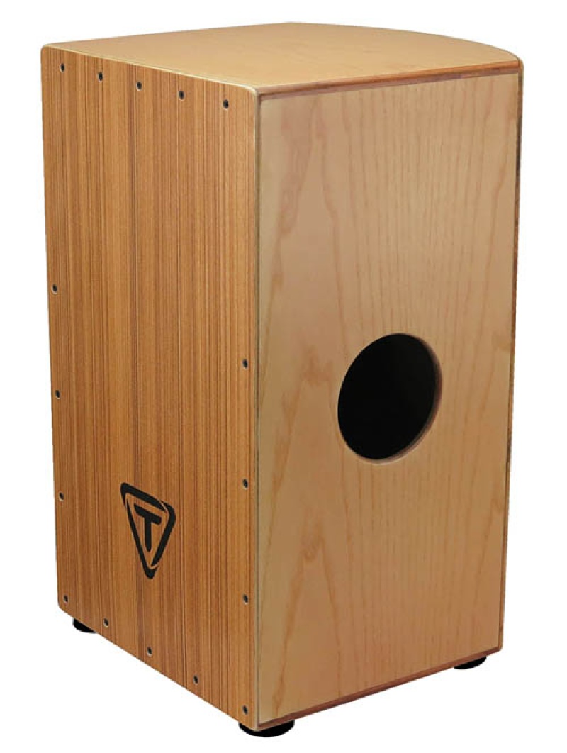Tycoon Roundback Series Cajon With Zebrano Front Plate