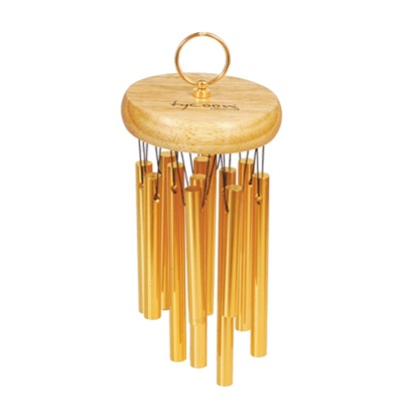 Tycoon 18 Gold-Plated Chimes On Siam Oak Bar